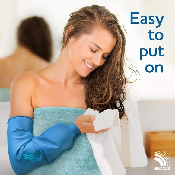 NEW Bloccs Waterproof PICC Line & Elbow Protector Cover, Adult Medium Reusable! - Picture 3 of 8